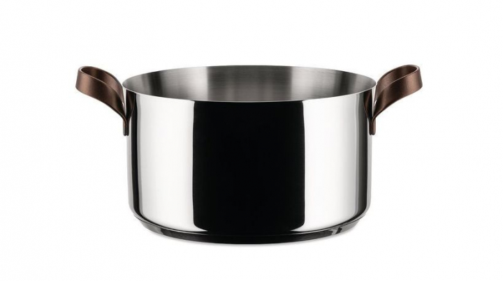 Alessi Edo kastrull med handtag, 20 cm, 2,8 l, PU101/20 i gruppen KÖK & DELI / Pannor hos NordiskaDeko Djursholm (PU101 20)